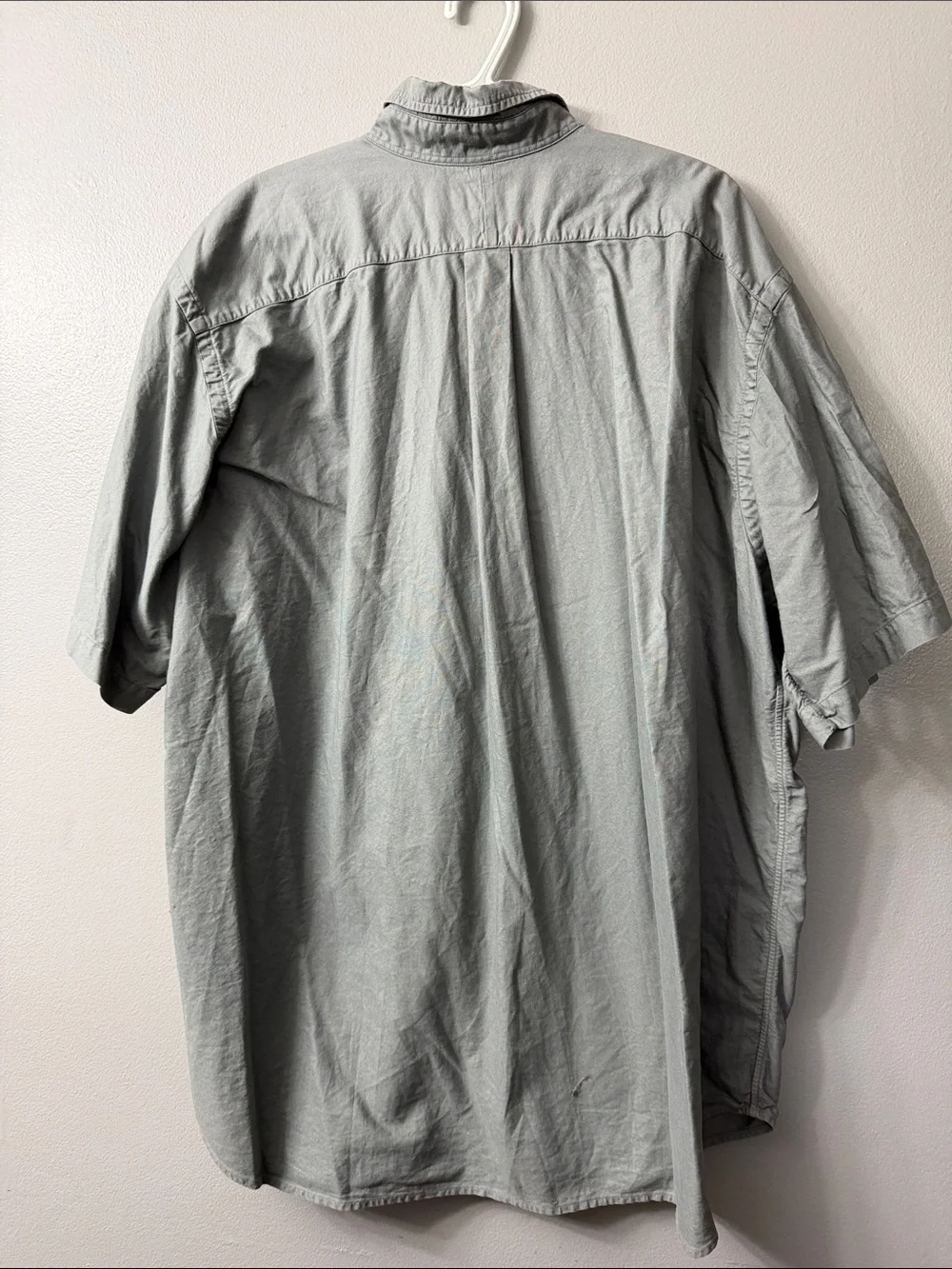 Polo by Ralph Lauren Light Gray Short-Sleeve Button-Down Shirt 2xb